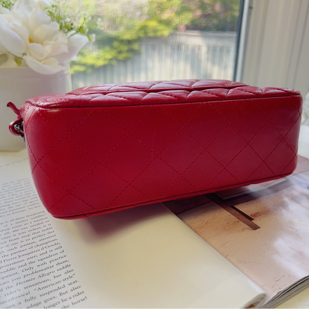 Chanel Classic Mini Rectangular Flap Bag Red - Picture 7 of 7